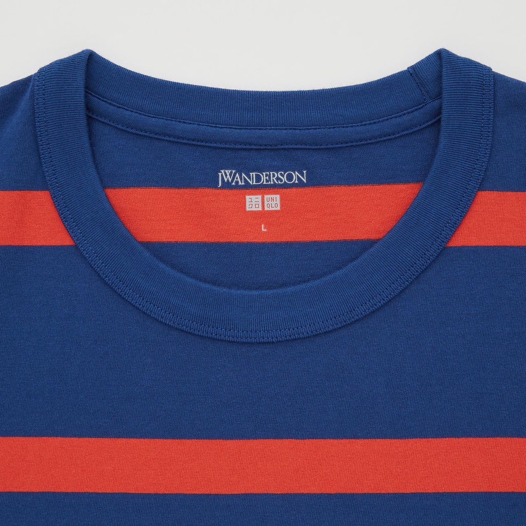 Áo Thun UNIQLO JW ANDERSON Kẻ Sọc Ngắn Tay - UNIQLO Nhật - 449458
