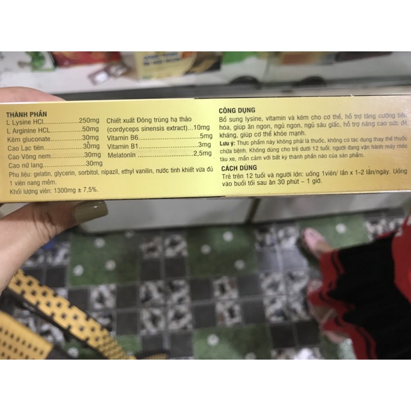 uni Đông trùng ăn ngủ ngon Plus hỗ trợ tăng cường tiêu hoá giúp ăn ngon ,ngủ ngon .Hỗ trợ nâng cao sức đề kháng