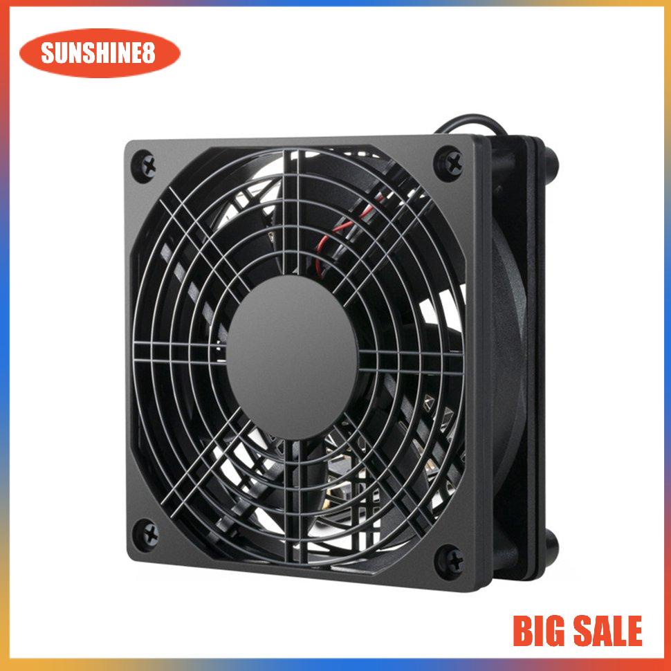 【SUN】Bộ định tuyến làm mát quạt im lặng cho thùng máy tính Máy khai thác giàn lạnh Quạt làm mát CPU