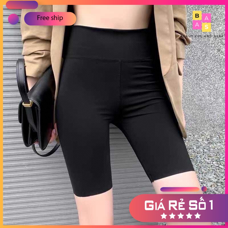 Quần giảm béo, quần legging sinh nhiệt kích thích đổ mồ hôi giảm cân, quần tập Gym Yoga BAS070