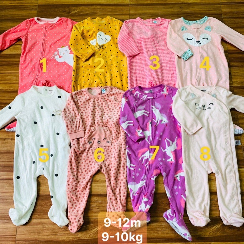 Body nỉ hàng xuất dư cho bé từ 0-36m
