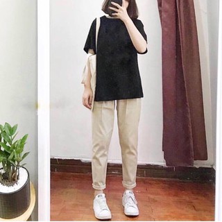 Quần BASIC PANTS KAKI Màu TAN UNISEX MNIERWE