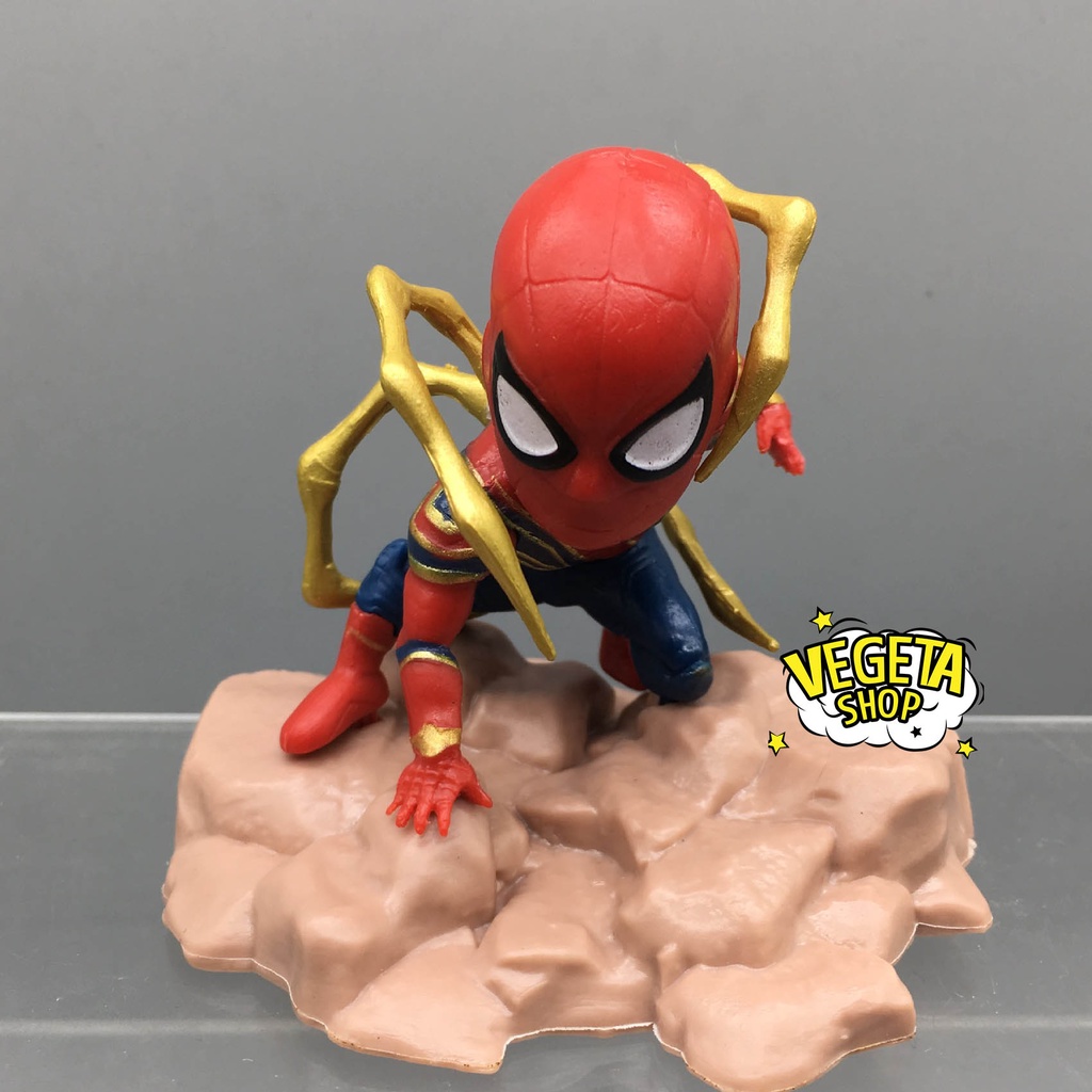 Mô hình Avengers Marvel - Bộ mô hình 4 nhân vật Avengers - Iron Man Spider Man Thanos Doctor Strange - Cao 11cm