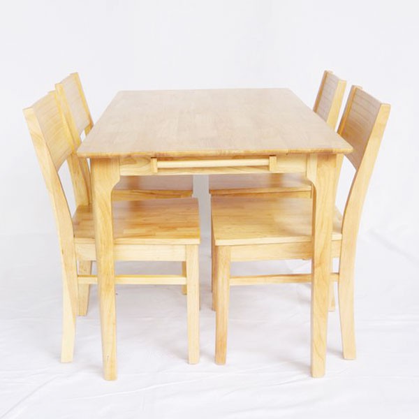 Bàn Ăn Bàn Cafe Vuông Gỗ Tự Nhiên