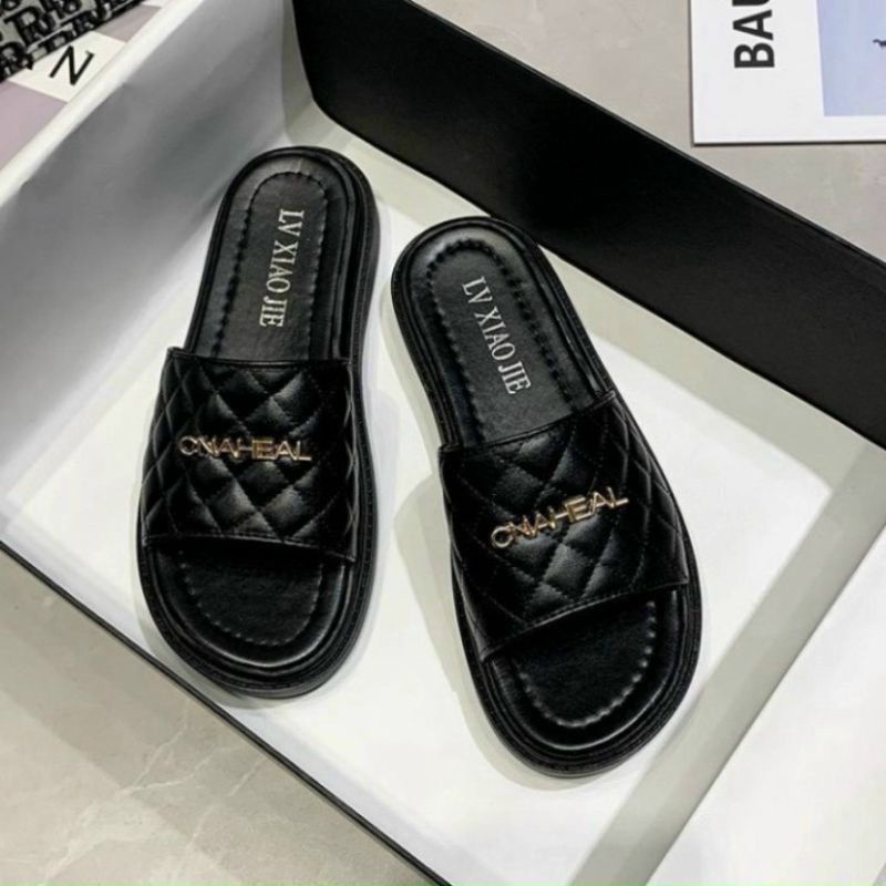 Dép bánh mì chanel siêu nhẹ