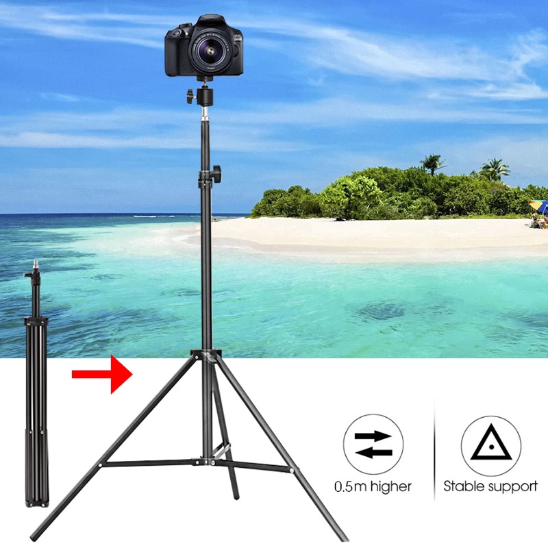 Giá đỡ 3 chân chống rung cho máy chụp hình/điện thoại chất liệu kim loại chất lượng cao đa năng | BigBuy360 - bigbuy360.vn