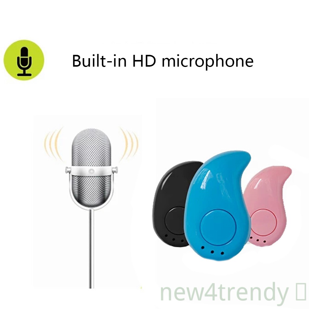 Tai nghe bluetooth mini S530 kiểu nhét tai phong cách thể thao tiện dụng