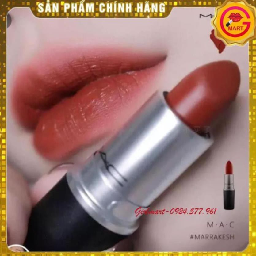 Son Mac 646 Marrakesh Màu Son Đỏ Nâu Trầm Ấm