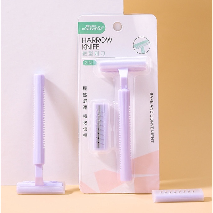 Set dao cạo lông tặng kèm 1 lưỡi thay thế LAMEILA tiện dụng SETDAOCAO12