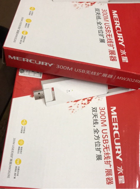 Thiết bị kích sóng Wifi Repeater Mercury MW302RE 2 Râu tốc độ 300mb/s | BigBuy360 - bigbuy360.vn