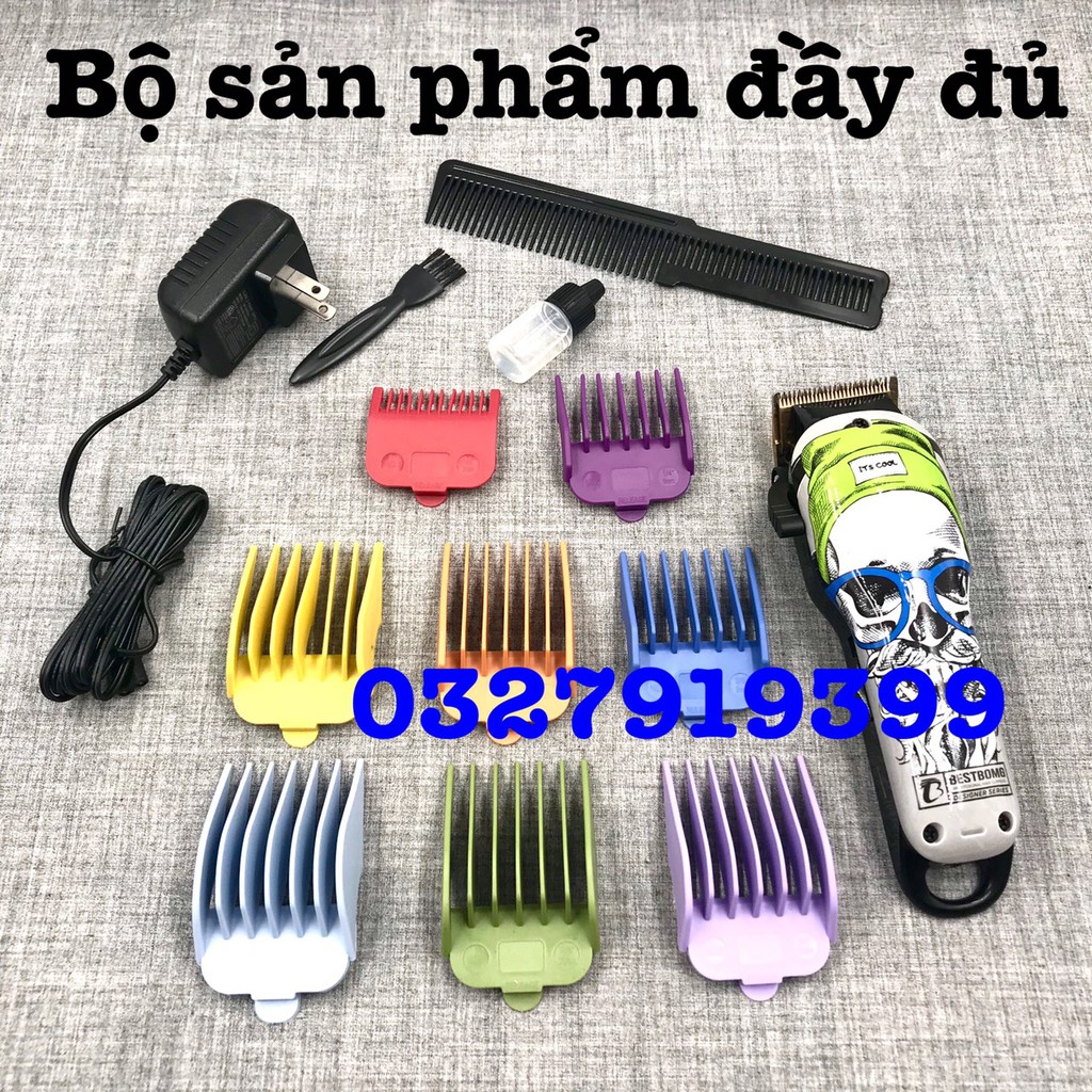 ✅Freeship✅ Tông đơ cắt tóc BESTBOMG cao cấp - tăng tốc bộ 8 cữ