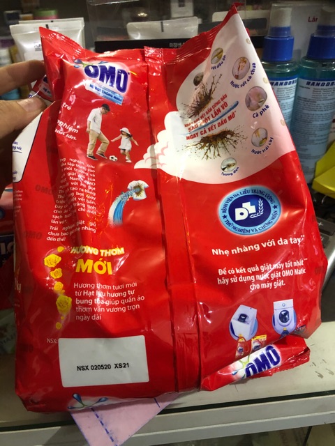 Bột giặt omo 800g mới