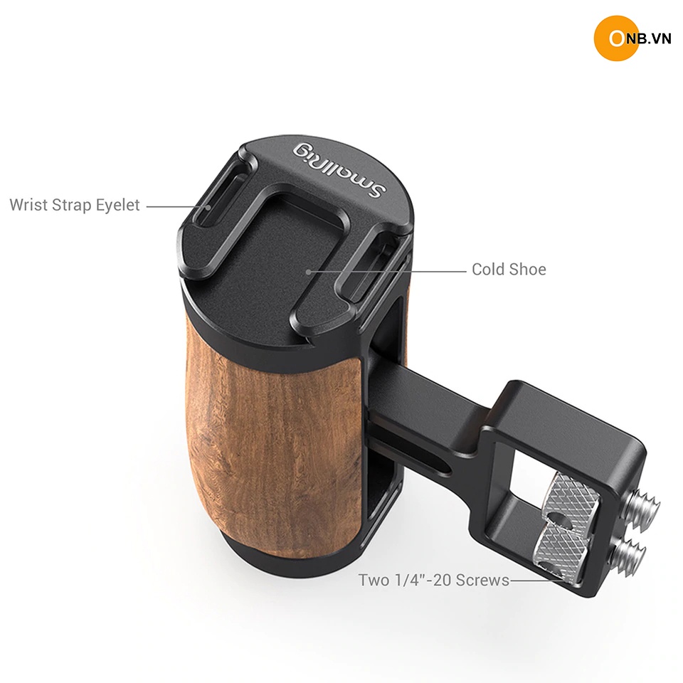 SmallRig Wooden Mini Side Handle 2913 - Tay cầm báng gỗ