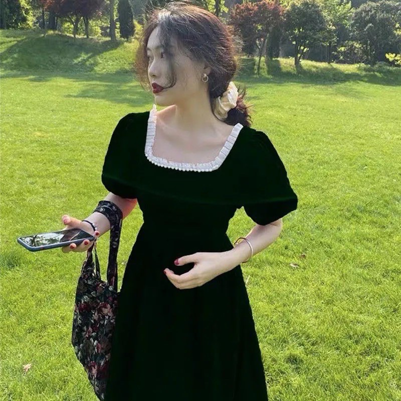 VÁY TIỂU THƯ DIỀM CỔ NGỌC SIÊU XINH