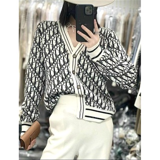 Cardigan cổ tim Quảng Châu cao cấp / Áo khoác len Quảng Châu cao cấp