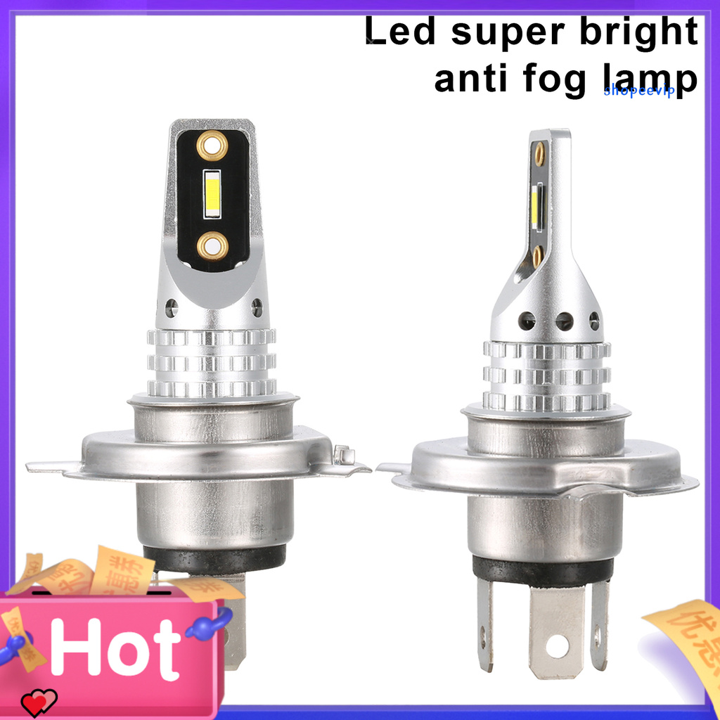 Bộ 2 Đèn Led Siêu Sáng Dc 12-24v 6500k 50w V8-H4 / H7 / 1156 Siêu Sáng