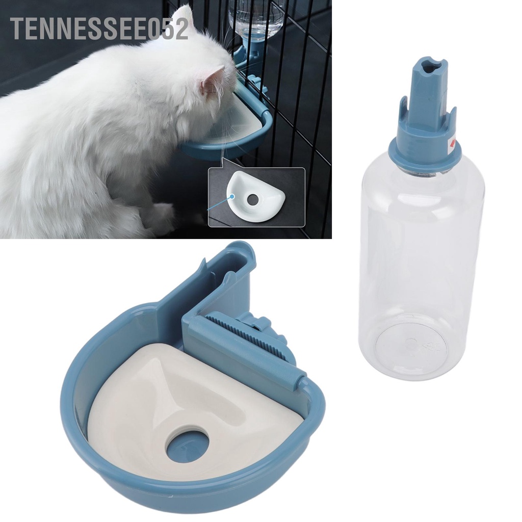 Tennessee052 Bộ phân phối nước tự động cho vật nuôi 480ml An toàn có thể tháo rời Treo Trọng lực Máy tưới