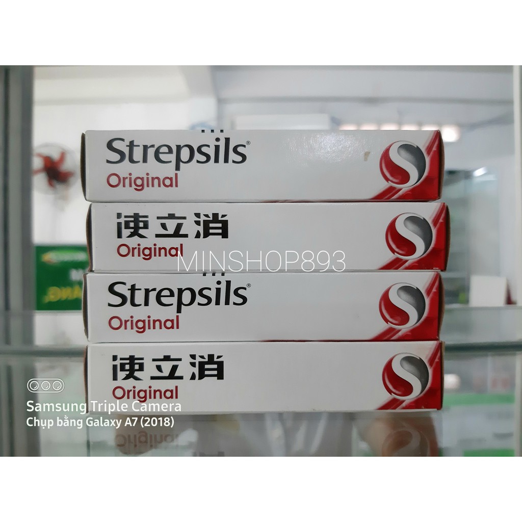 [GIÁ ƯU ĐÃI] STREPSILS ORIGINAL NGẬM ĐAU HỌNG HỘP 24 VIÊN