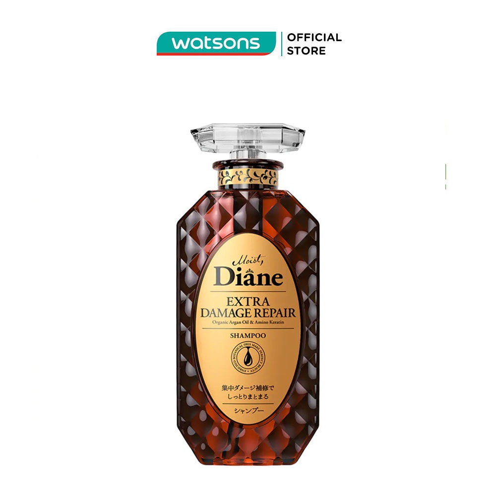 Dầu Gội Moist Diane Extra Damage Repair Shampoo Phục Hồi Hư Tổn 450ml