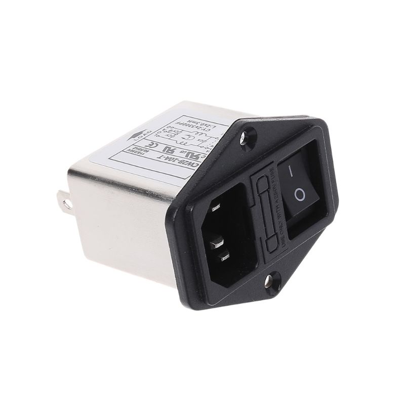 Bộ Lọc Nguồn CW2B-10A-T EMI AC 115 250V