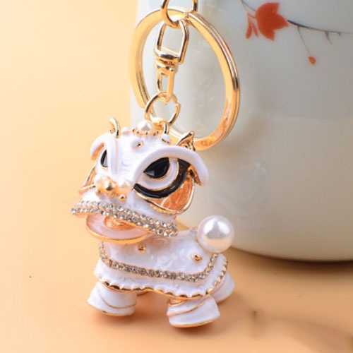 Móc treo chìa khóa ô tô xe máy hình Kỳ Lân