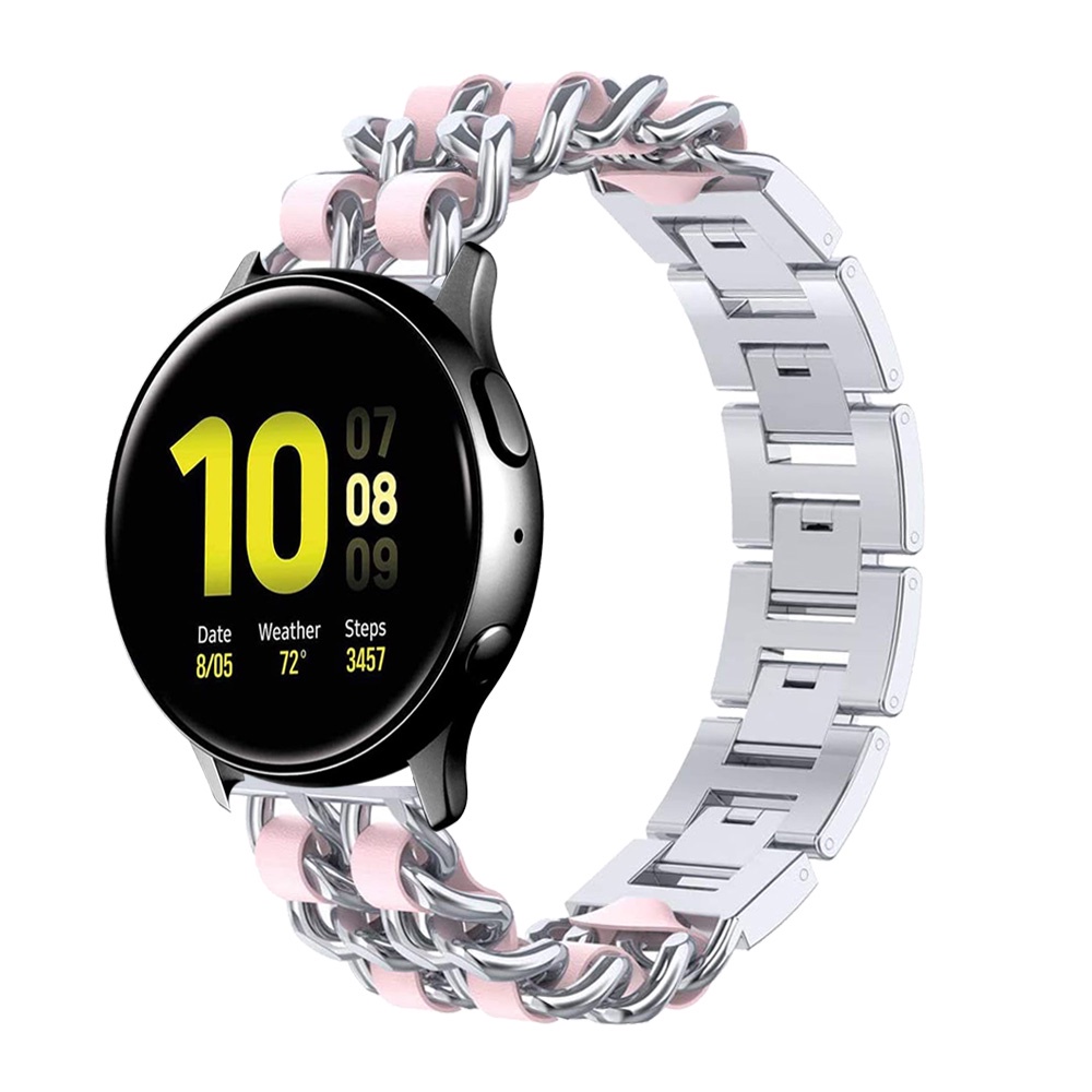 Dây Đeo Bằng Thép Không Gỉ Cho Đồng Hồ Thông Minh Samsung Galaxy Watch Active 2 40mm 44mm