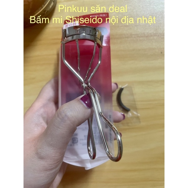 bấm mi Shiseido 213 eyelashcurler kèm dự phòng repalcement rubber