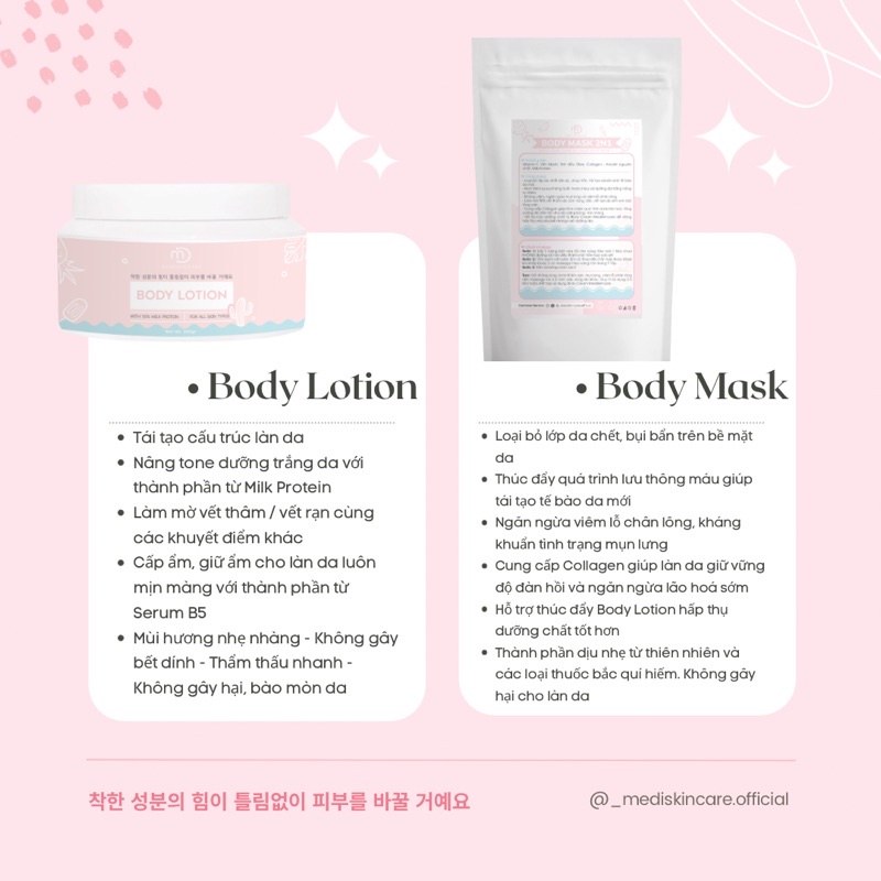 Combo Dưỡng Da 200G