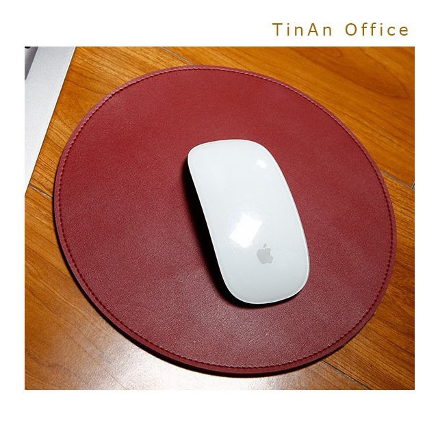 [Microfiber Leather ]Miếng Lót Chuột Da ( Mouse Pad ) Hình Tròn, Không Thấm Nước, Đường Kính 22 cm