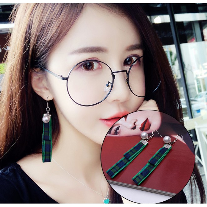 Khuyên tai HQ taruy Phối ngọc Trai nhân tạo xinh xắn