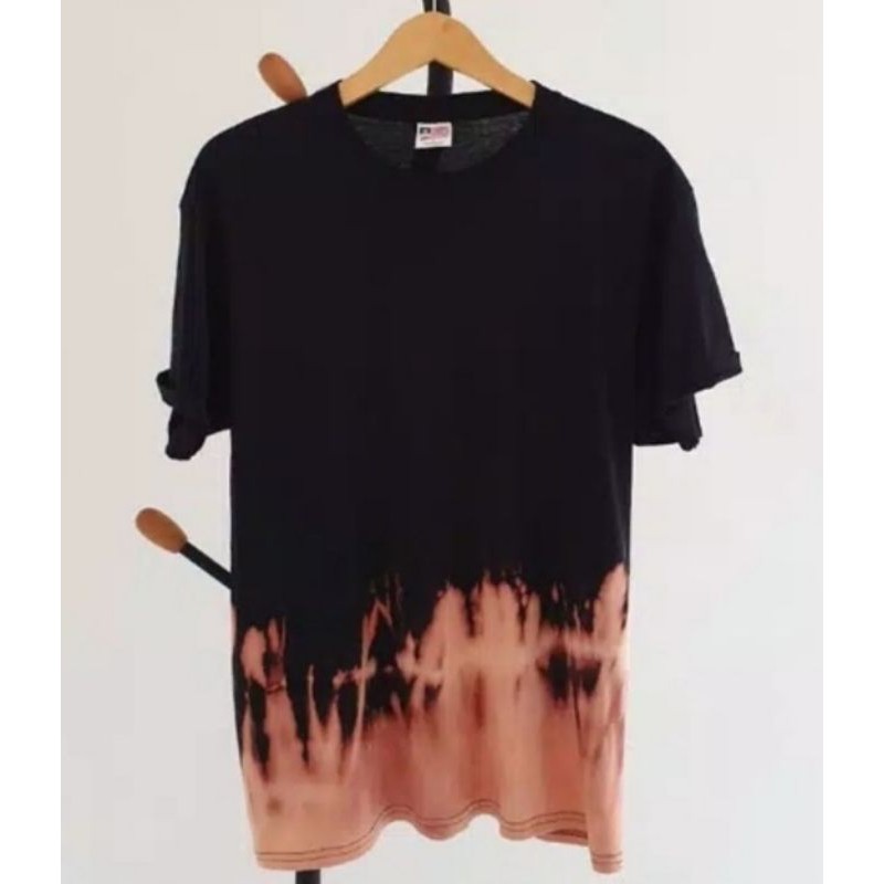 Tiedye Wash fire ombre Áo Sơ Mi unisex