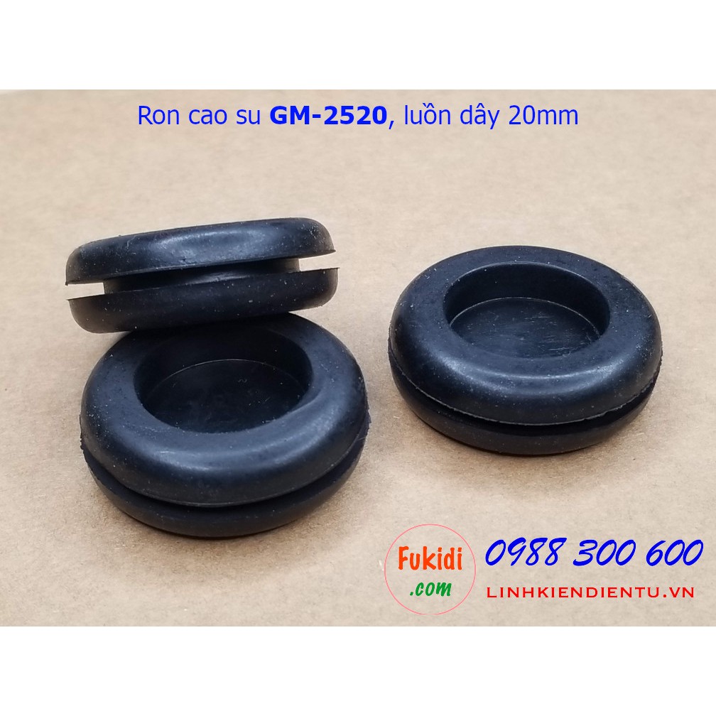 Vòng đệm, ron cao su phi 25mm, luồn dây 20mm GM-2520 - GM2520