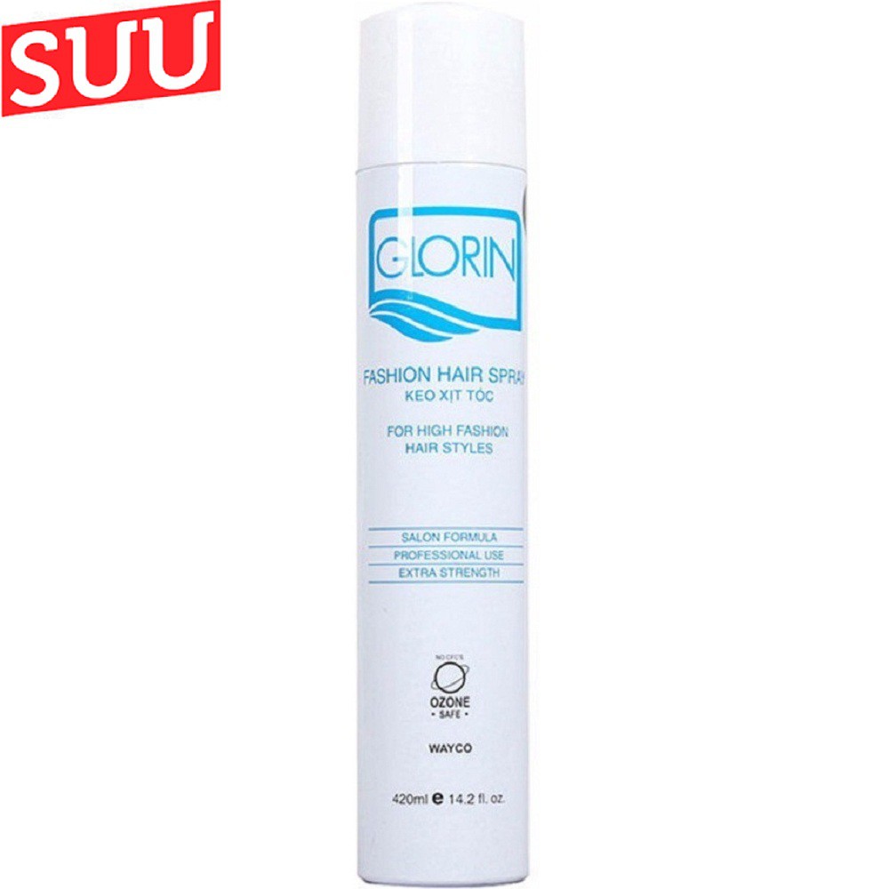 Keo Xịt Tạo Kiểu Tóc 420ml Glorin suu.shop cam kết 100% chính hãng