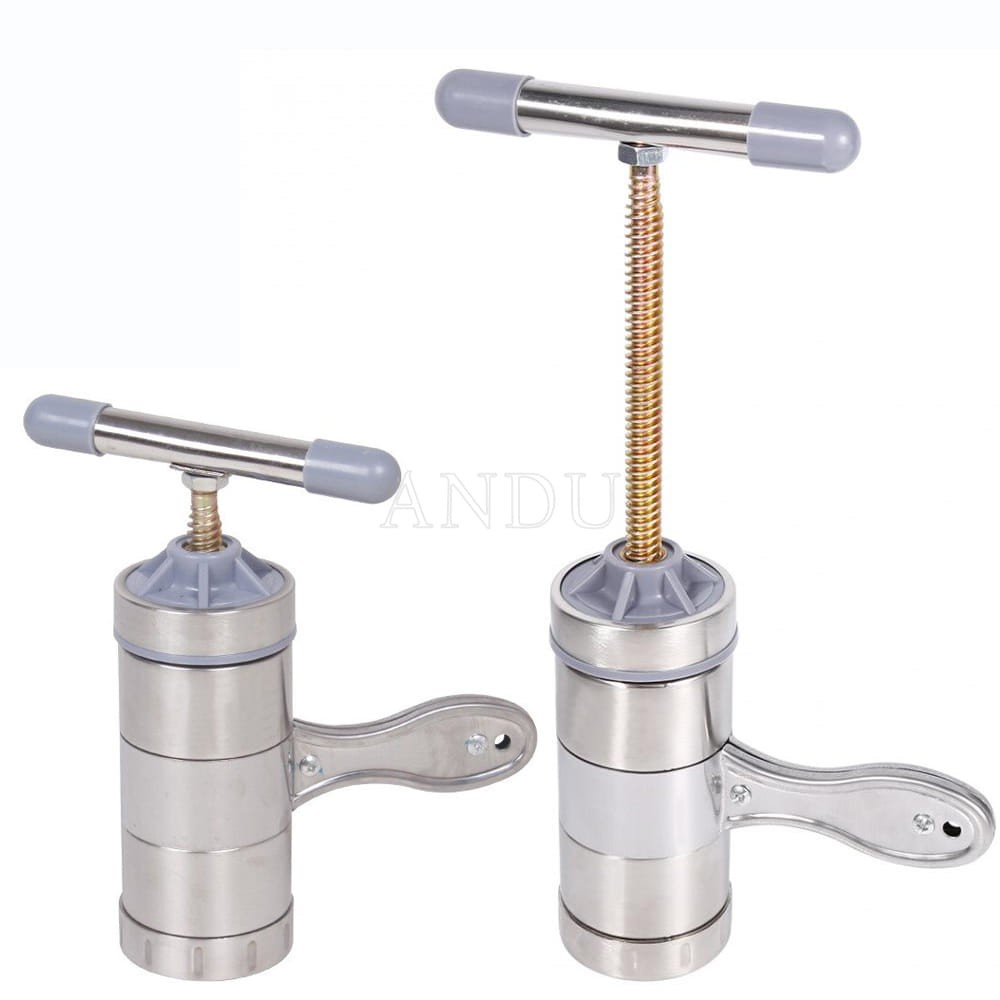 Dụng Cụ Làm Bún, Mỳ Tươi, Nui 5 Đầu Bằng Inox Đa Năng