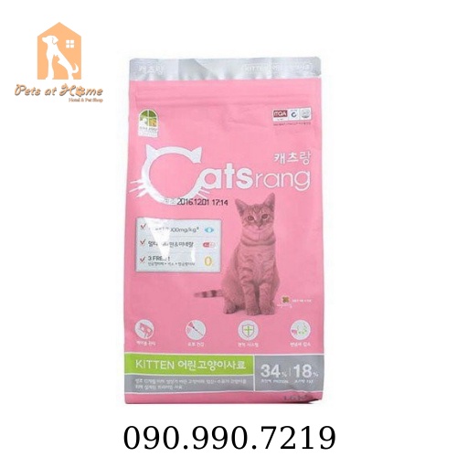 Thức ăn mèo con Catsrang 1,5kg