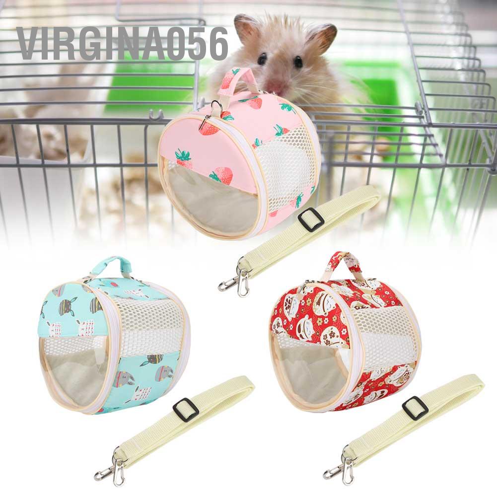 Có thể bán buôn Hamster Túi trong suốt Chim Sóc Vẹt Vàng Hedgehog Du lịch ngoài trời Tàu sân bay di động có thể nhìn thấy Virgina056 Hàng giao ngay