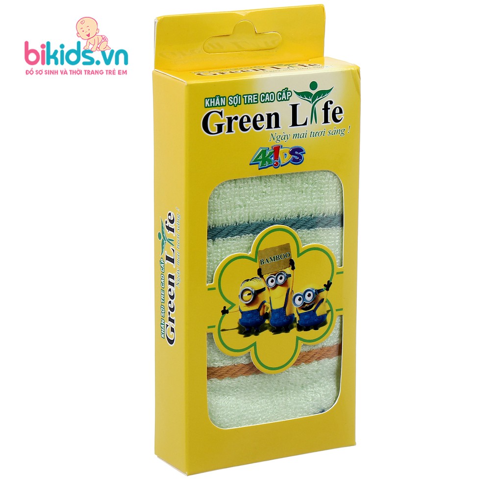 Khăn mặt sợi tre Green Life 25x25 cm