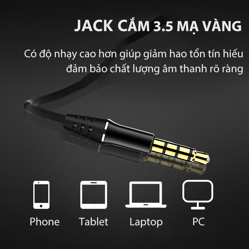 Tai Nghe Gaming S2000 Chơi Game Chống Ồn Có Mic In Ear Cho PC và các dòng điện thoại