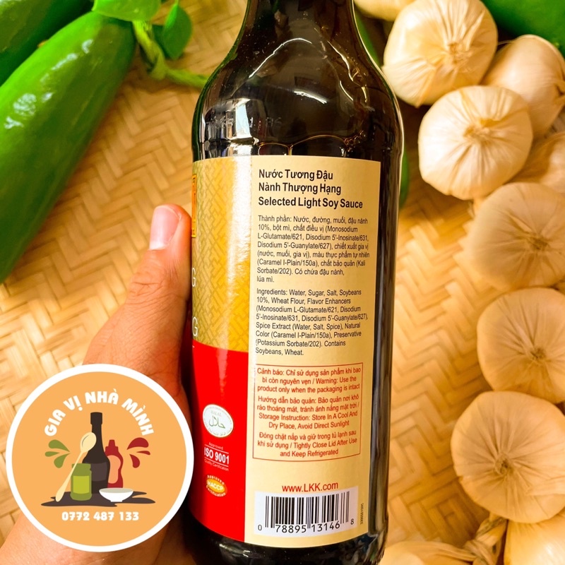 NƯỚC TƯƠNG ĐẬU NÀNH THƯỢNG HẠNG LEE KUM KEE 500ML