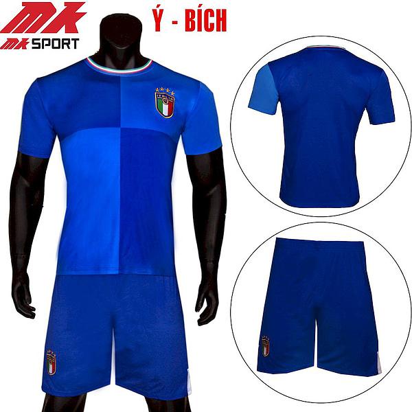 Bộ quần áo đá banh ITALIA 2022 của MK - vải thấm mồ hôi, thun lạnh - hàng phân phối chính hãng