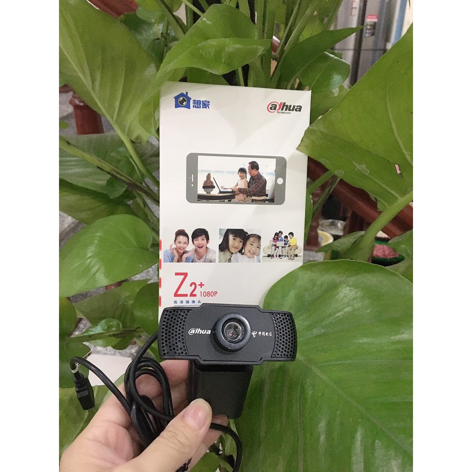 Webcam GIÁ RẺ gắn(kẹp) có mic 480P, 720P, 1080P - Webcam Dahua Z2+ (1080P) dùng cho Máy tính bàn và Laptop học Online