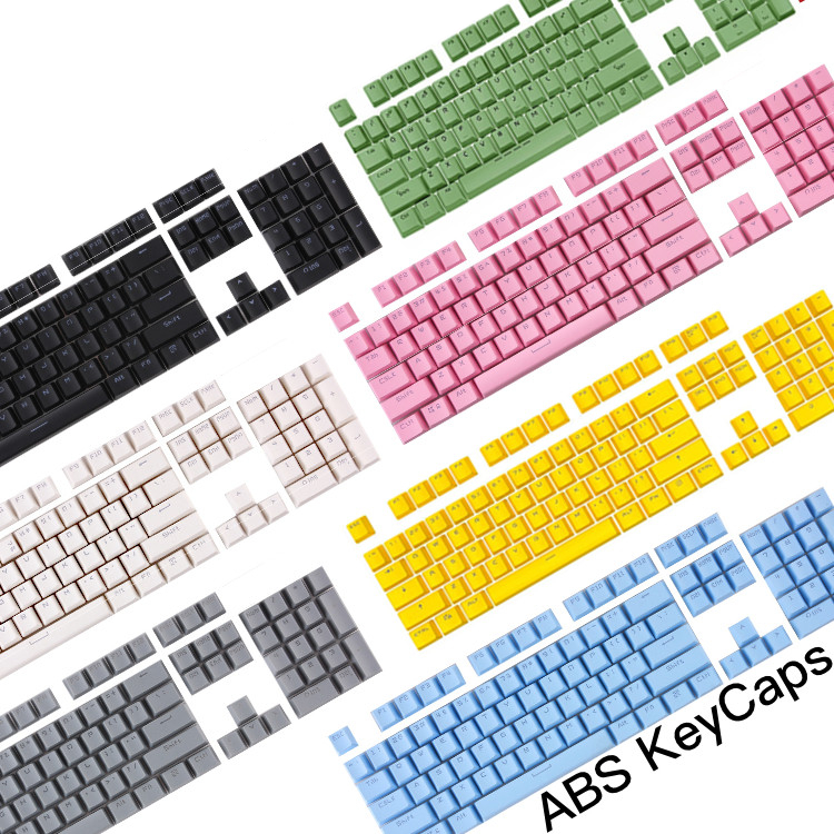 Nút Bàn Phím OEM Tăng Chiều Cao Bằng ABS Màu Hồng Xanh Dương Cho Bàn Phím Cơ