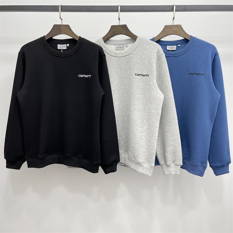 CARHARTT Áo nỉ dài tay in chữ CARHARTTT cổ điển