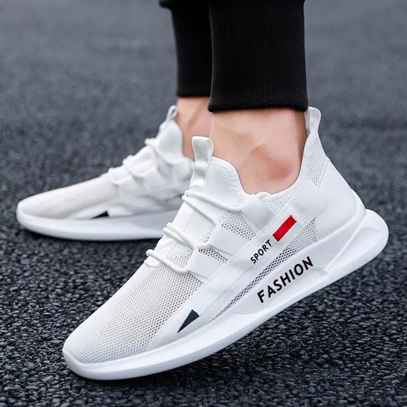 Giày sneaker IELGY trọng lượng nhẹ thoáng khí thời trang chạy bộ cho nam