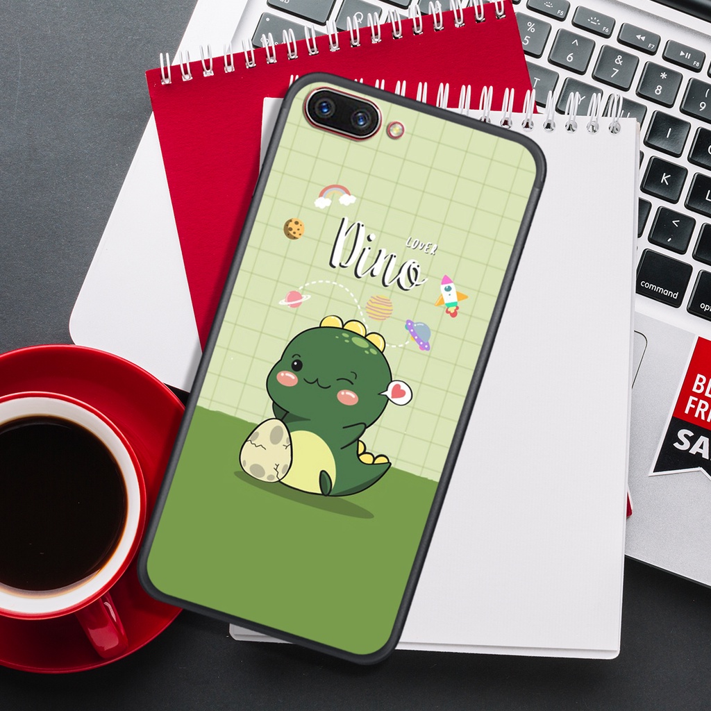 [HOT]ỐP OPPO A3S - A1K - A5 - A71 - A83, IN HÌNH KHỦNG LONG CHIBI SIÊU DỄ THƯƠNG.