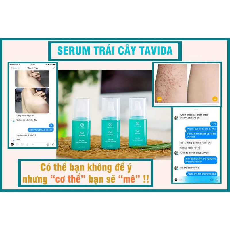 (KM MUA 2 TẶNG 1)Men vi sinh Tavida hết mụn viêm nang lông hiệu quả | Thế Giới Skin Care