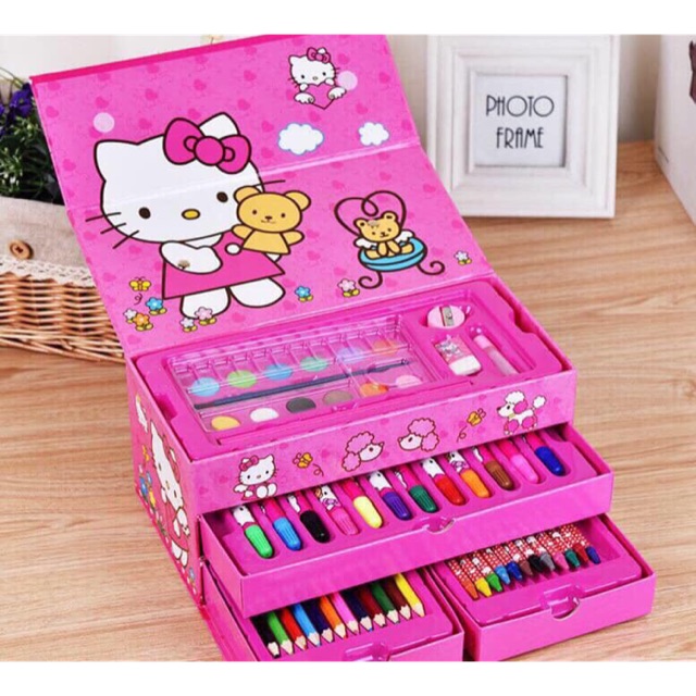 Hộp màu 3 tầng 54 chi tiết