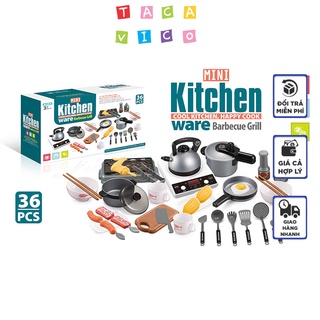 Bộ nấu ăn nhà bếp 36 chi tiết-TACAVICO.