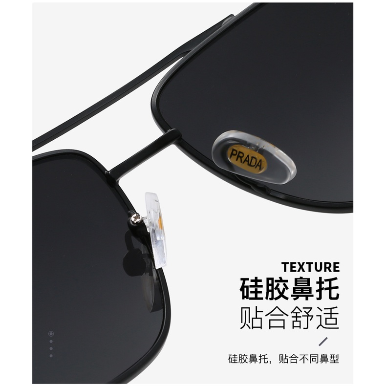 Kính Mát Hiệu Prada Kèm Hộp Đựng Thời Trang Cho Nam Nữ