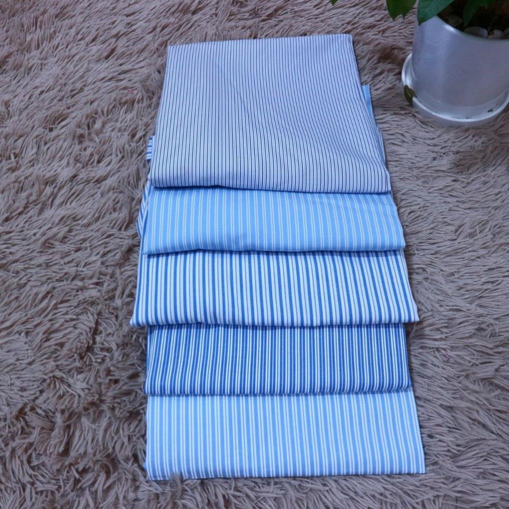 Bộ pijama nam trung niên vải kate kẻ sọc (pyjama cộc tay), quần áo mặc nhà cho ông, cho bố !